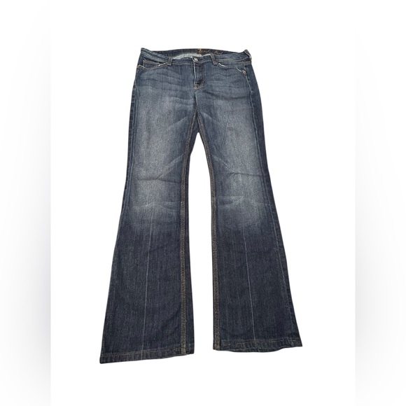 7 For All Mankind Denim - 7 For All Mankind Women's Dark Blue Boot Cut Jeans